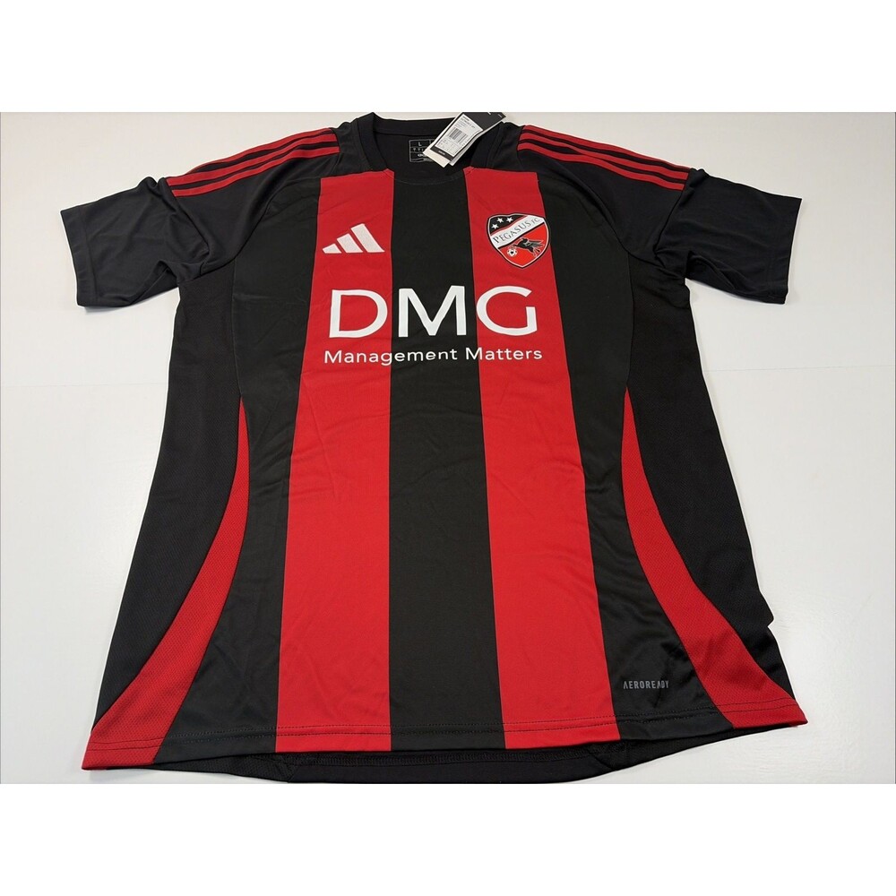 Adidas Pegasus FC 31 DMG Management Matters T-Shirt Size Large